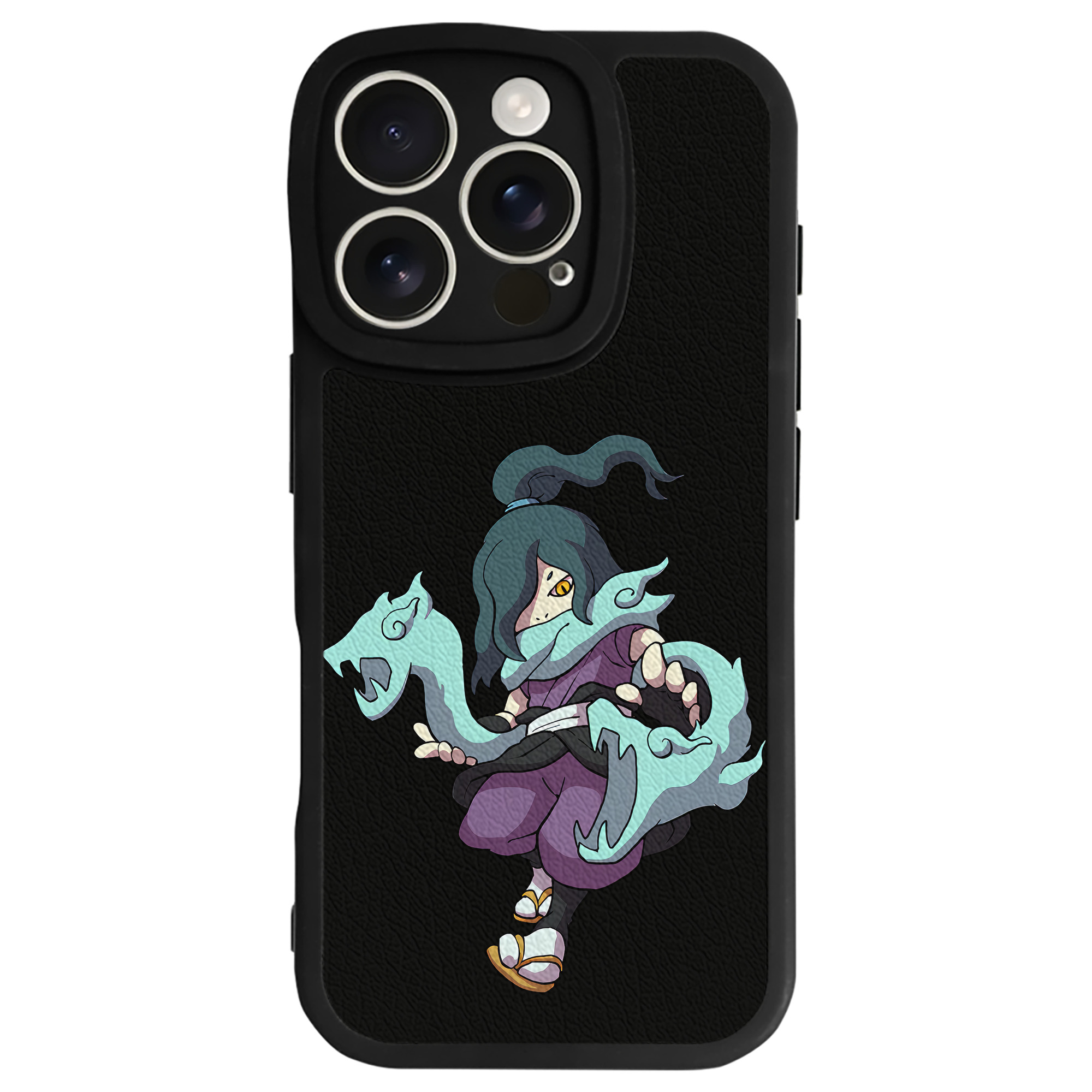 （画像用） 妖怪ウォッチ Yo-kai Watch 【iPhone 16シリーズ対応】シリコンスマホケース（レザー調） 材質：シリコン